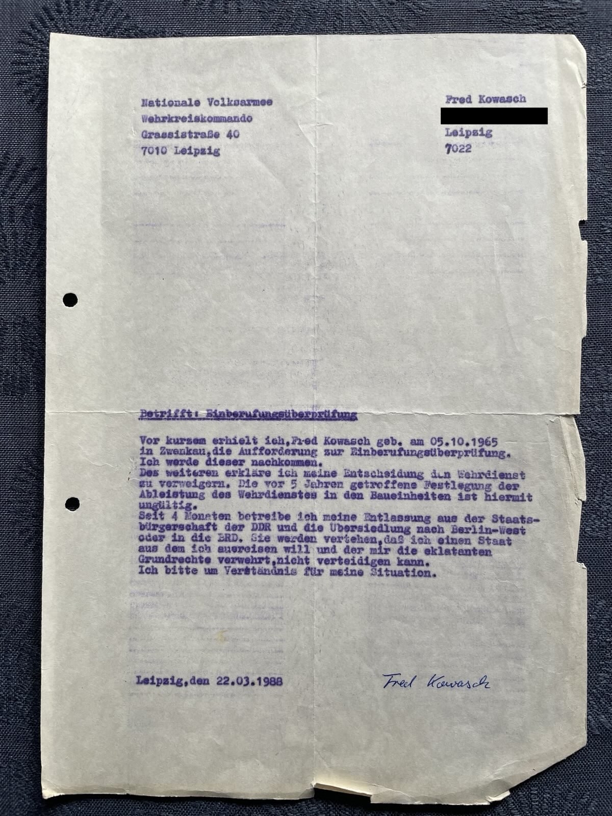 wehrdienstverweigerung