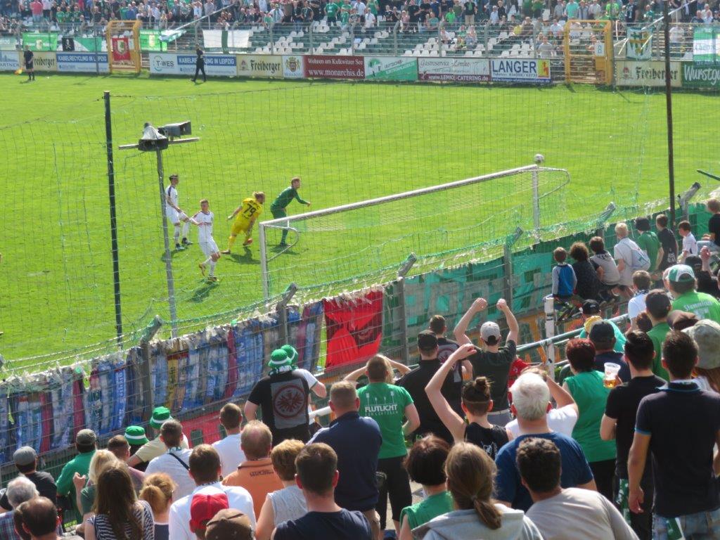 IMG 1219 Chemie vs BFC Dynamo 2. Halbzeit Torraumszene mit Bury nach Ecke Chemie