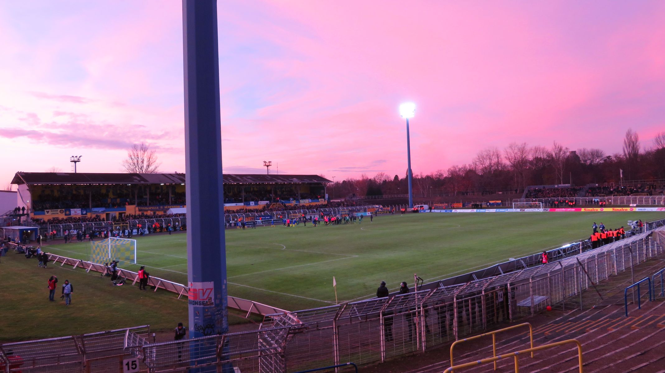 Chemie Leipzig BSG 22.11.2017 versus 1.FC Lok Null zu Null (206) mail Bruno Plache Stadion