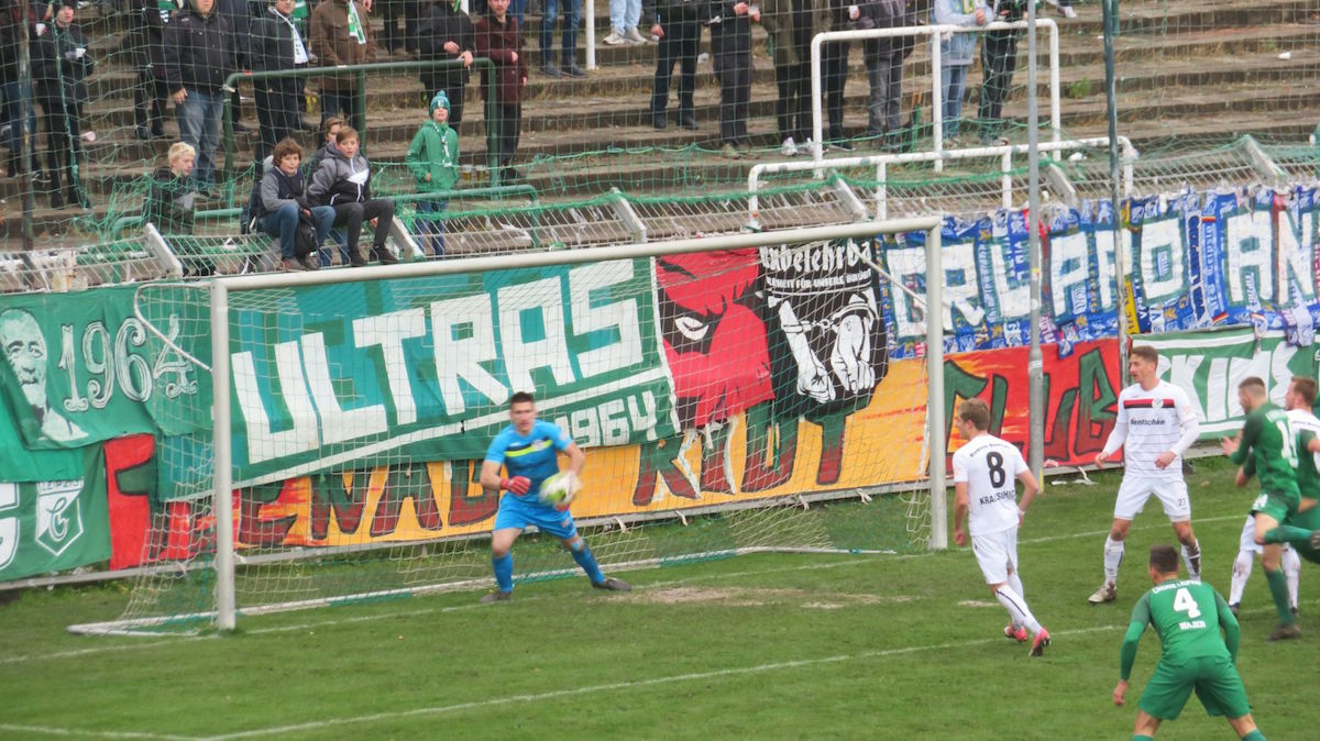 Chemie Leipzig BSG 11.11.2017 versus Bautzen Eins zu Null (41) mail Das hätte das Zwei Null sein müssen